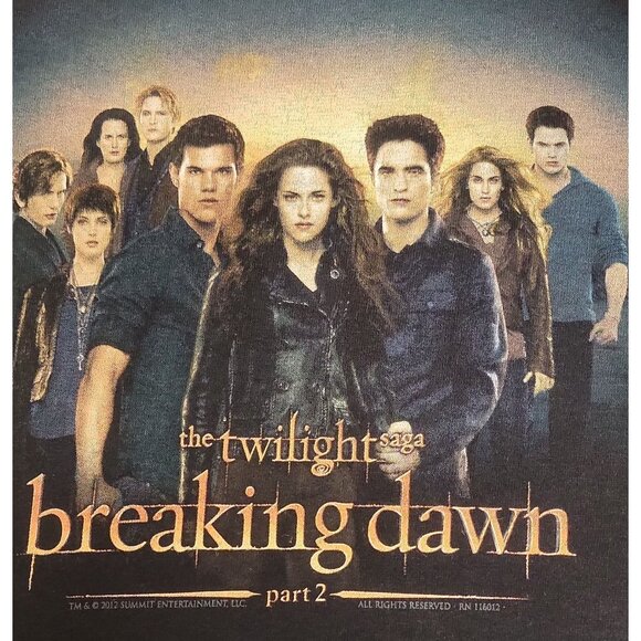 The Twilight Saga:  Breaking Dawn Part 2 T-Shirt, XL - Picture 1 of 12